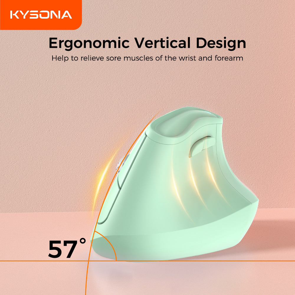 Ergonomic Vertical Wireless Mouse