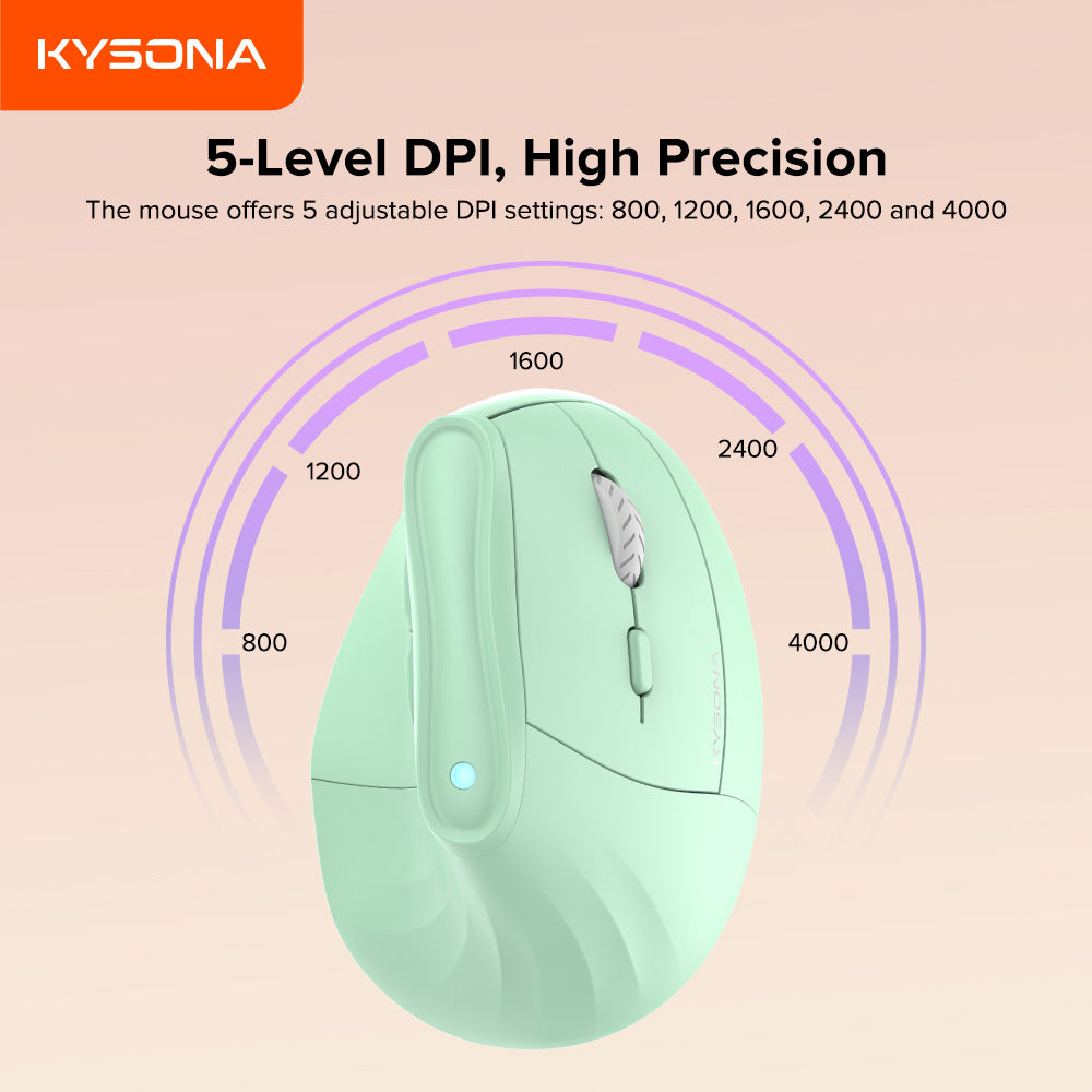 Ergonomic Vertical Wireless Mouse