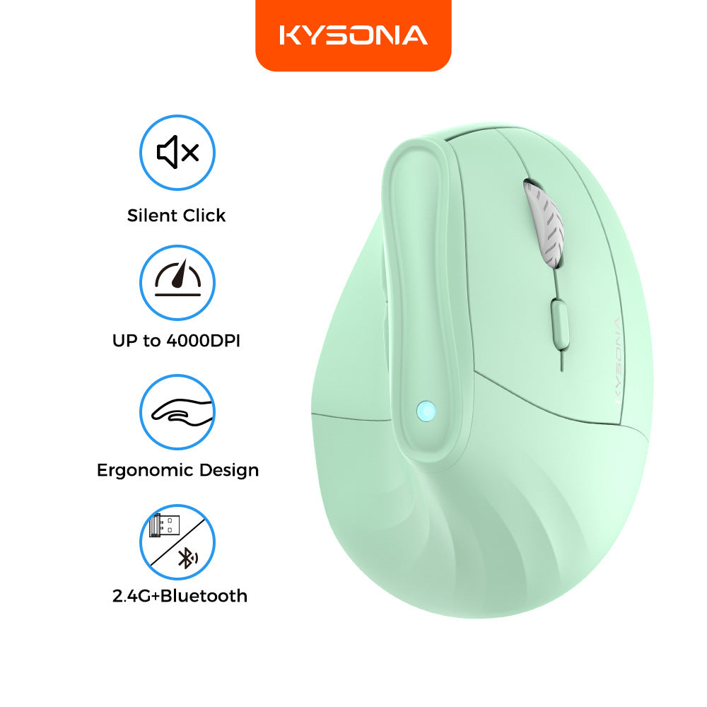 Ergonomic Vertical Wireless Mouse